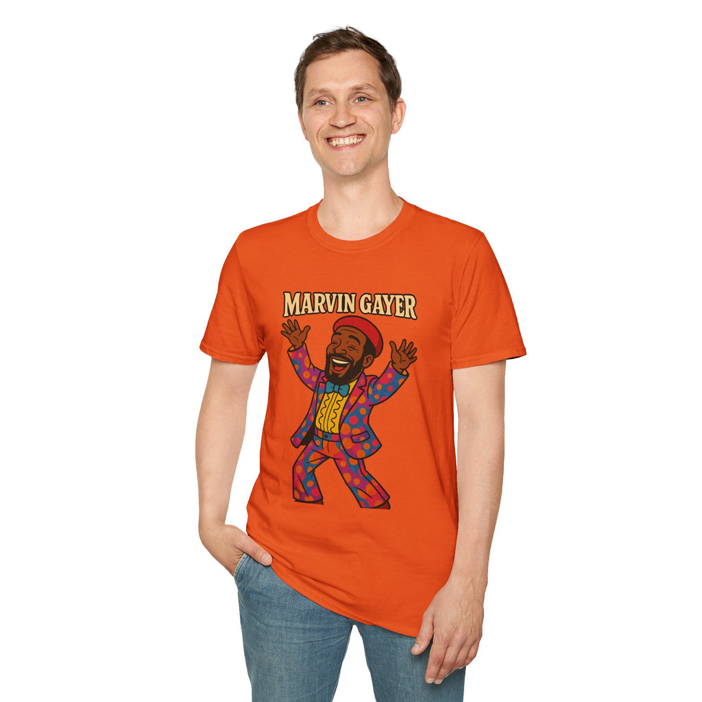 Marvin Gayer Funny Tribute T-Shirt, Parody Tee, Marvin Gaye Shirt, Unisex Top, Music Fan Gift