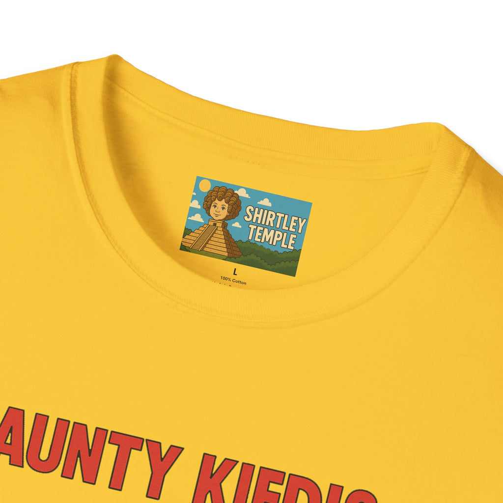 Aunty Kiedis funny wordplay Anthony Kiedis from Red Hot Chili Peppers reimagined as someone's beloved aunt.