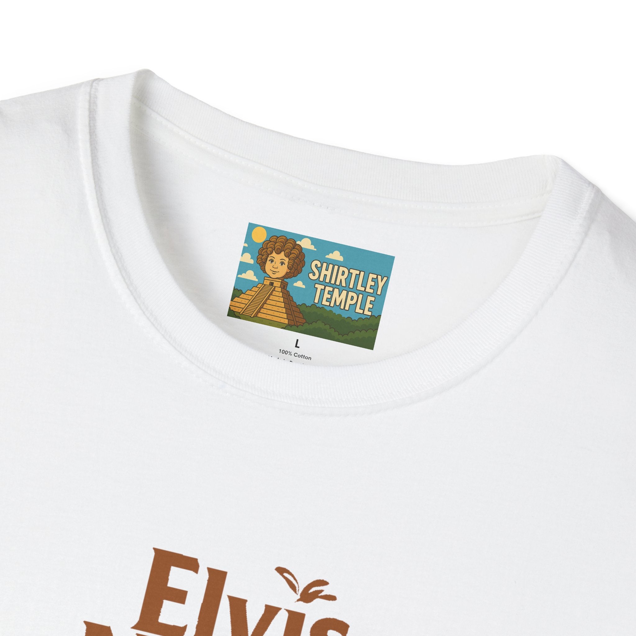 Elvis Nestle Mashup T-Shirt, Rock and Roll Rabbit Funny Tribute Tee, Musician Food Mascot Parody Shirt