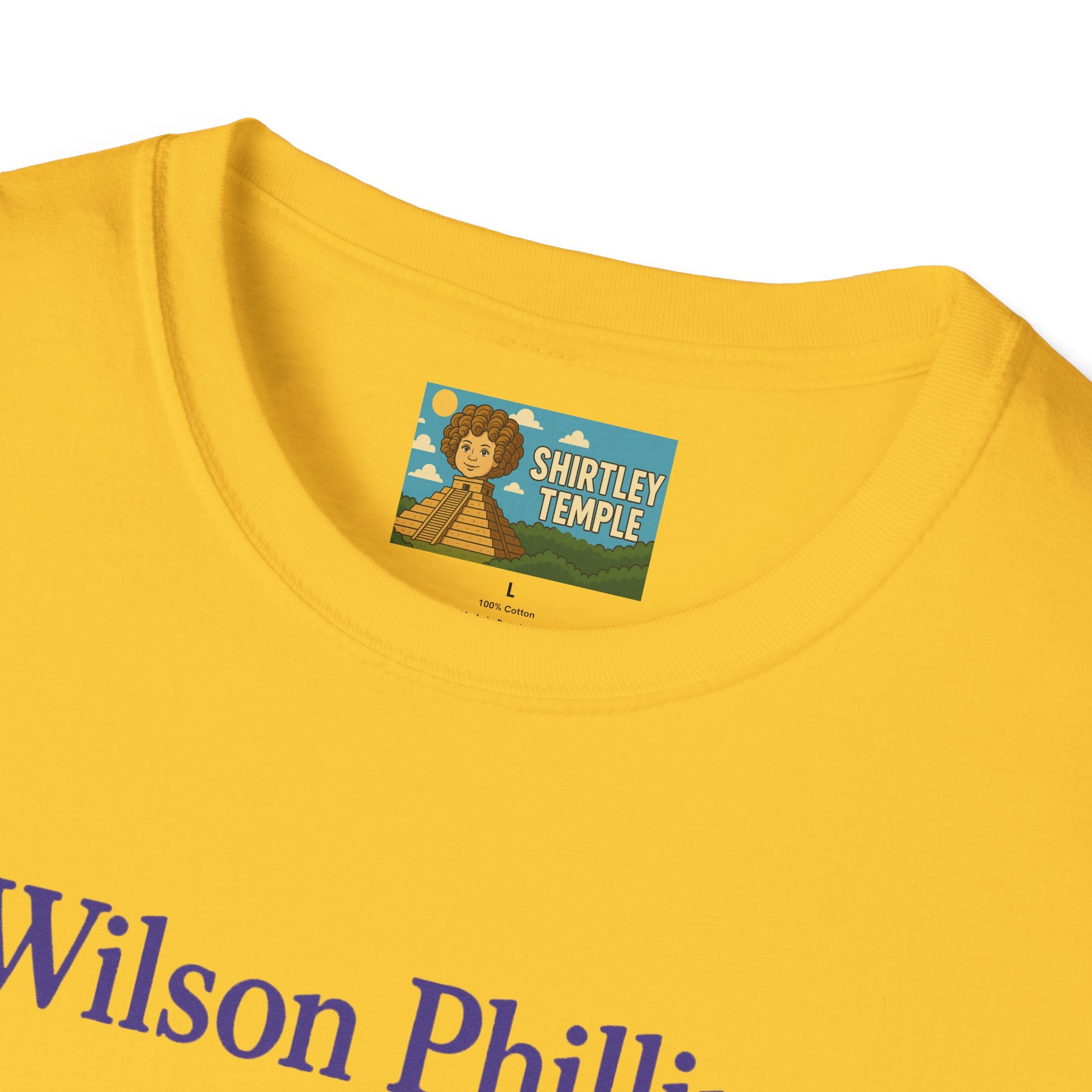 Wilson and Phillips Mashup Softstyle T-Shirt, Funny Wordplay Tribute Singers, Volleyball Theme Gift Tee