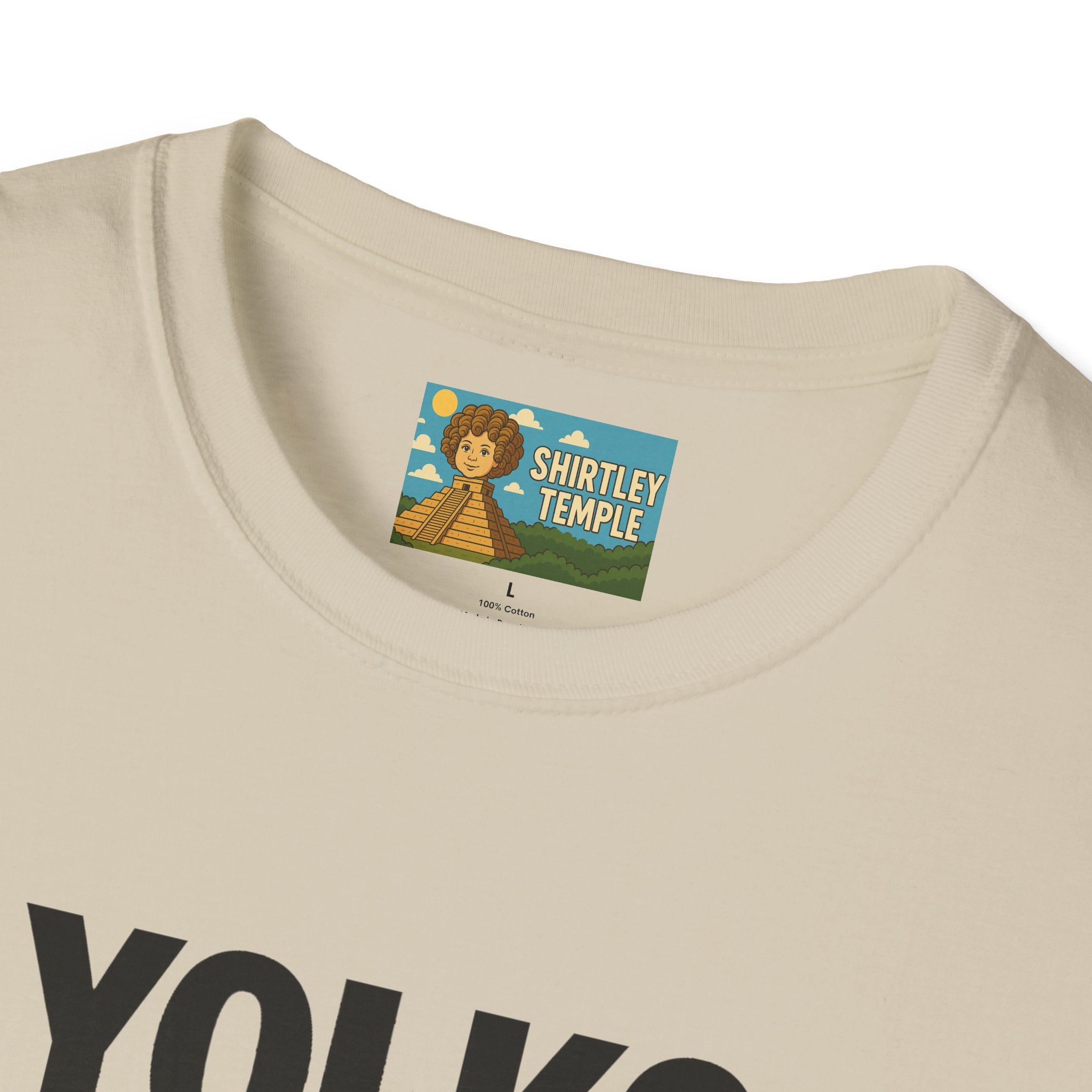 Yolko Funny Parody Unisex Softstyle T-Shirt, Egg Wordplay Tee, Humorous Yoko Tribute Shirt, Novelty Graphic Top, Comical Musician Fan Gift