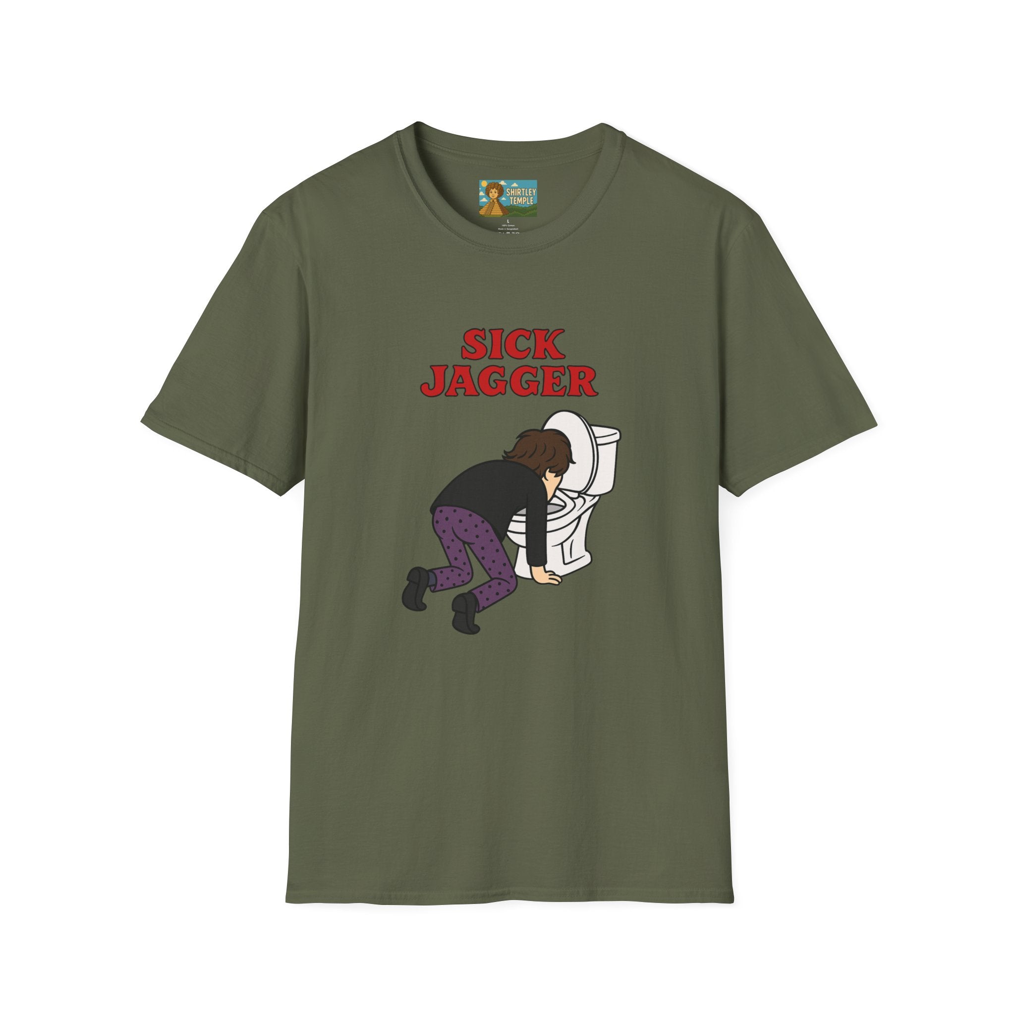 Sick Jagger funny shirt parody comedy tribute sick singer mick wordplay