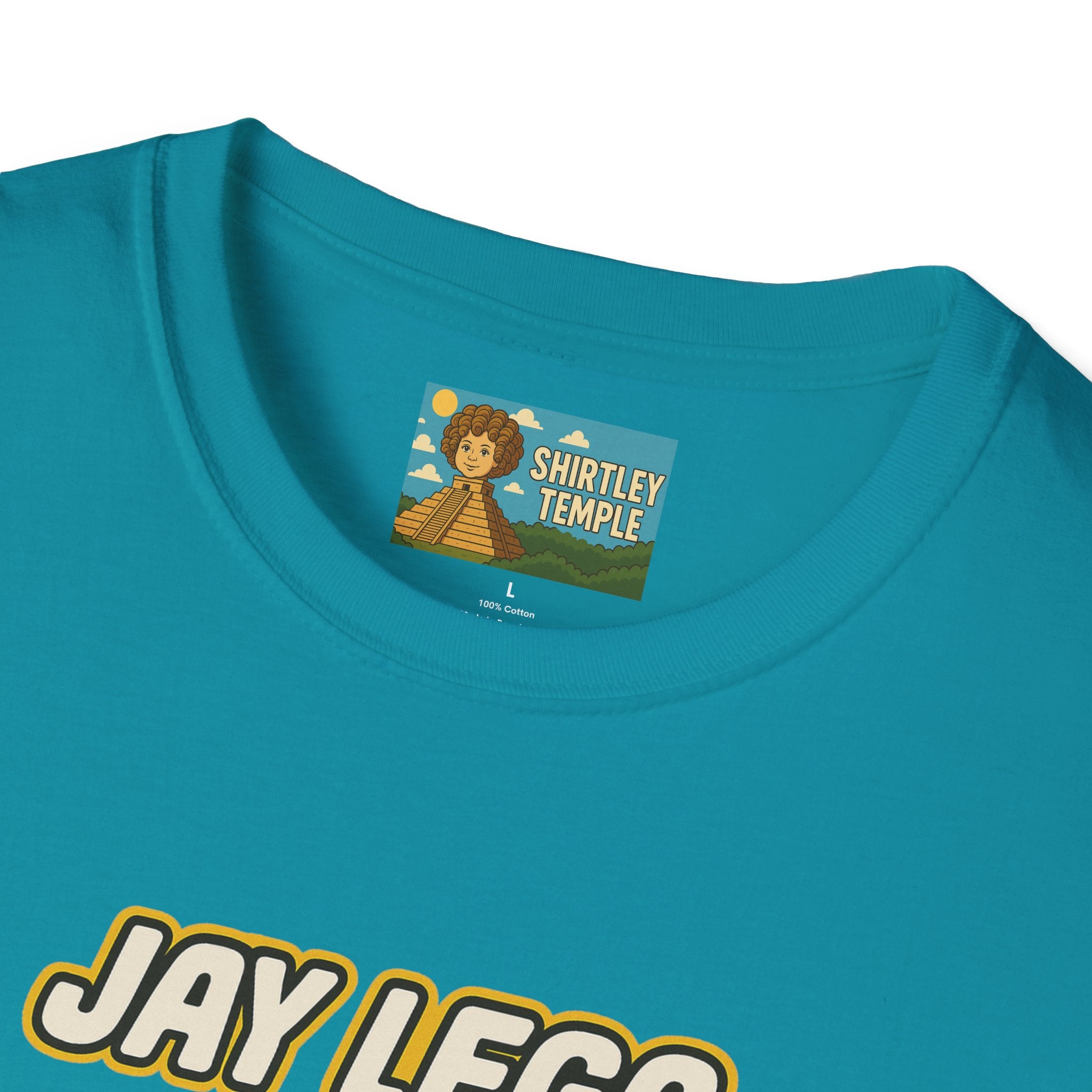 Jay Lego Funny Shirt Parody Apparel, Comedy Tribute, Lego Person, Jay Leno Mashup