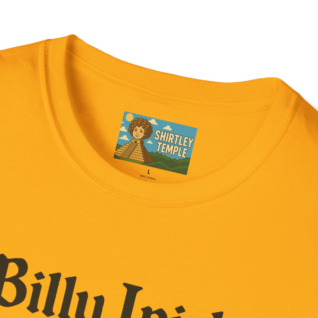 Billy Irish funny shirt parody apparel comedy tribute Billy Eilish as an irish person St. Patty's day