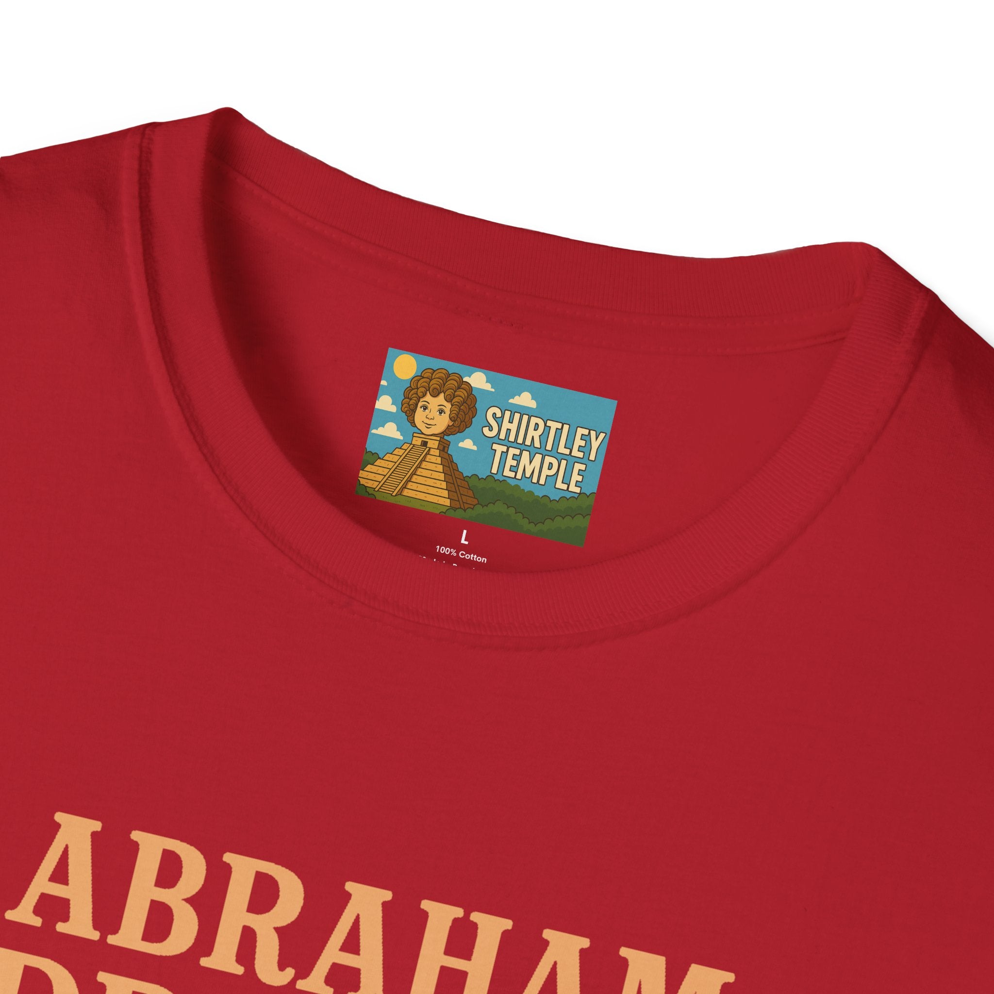 Abraham Drinkin' Party Shirt, St. Patrick's Day Tee, Unisex Tshirt, Funny Wordplay Graphic Tee, Gift for History Buffs