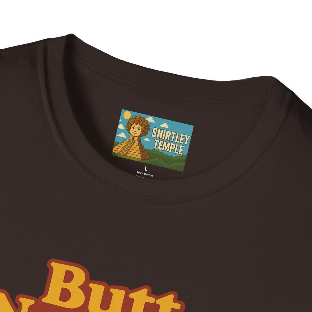 Butt Nuggets Funny Unisex Softstyle T-Shirt, Chicken Poop Pun Tee, Hilarious Wordplay Apparel, Comfy Graphic Shirt, Unisex Shirt for Joke