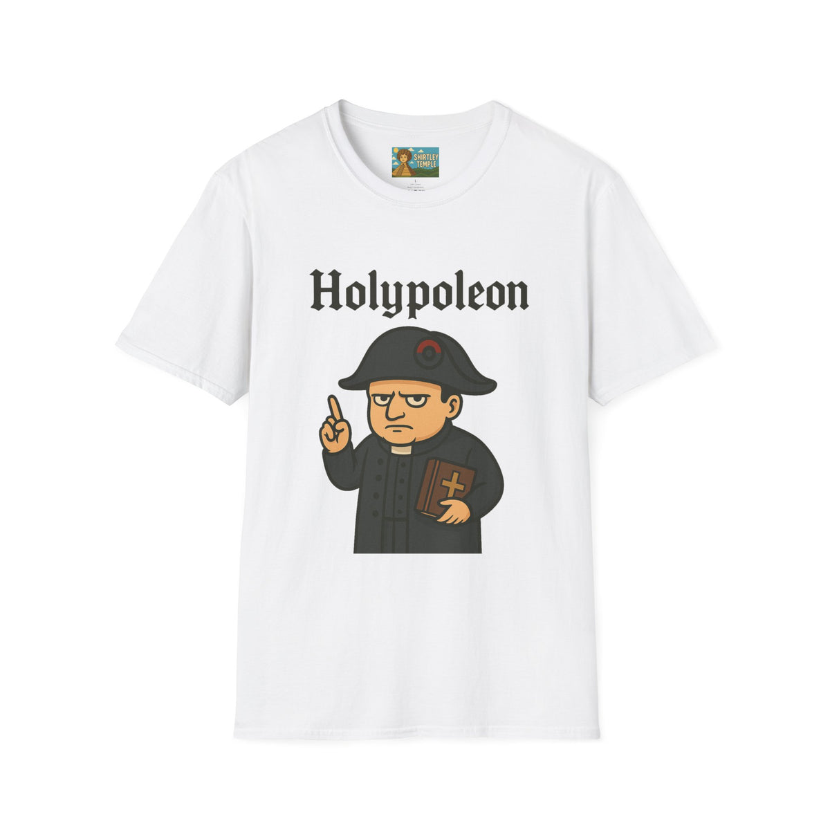 Holypoleon funny shirt mashup wordplay napoleon and a priest
