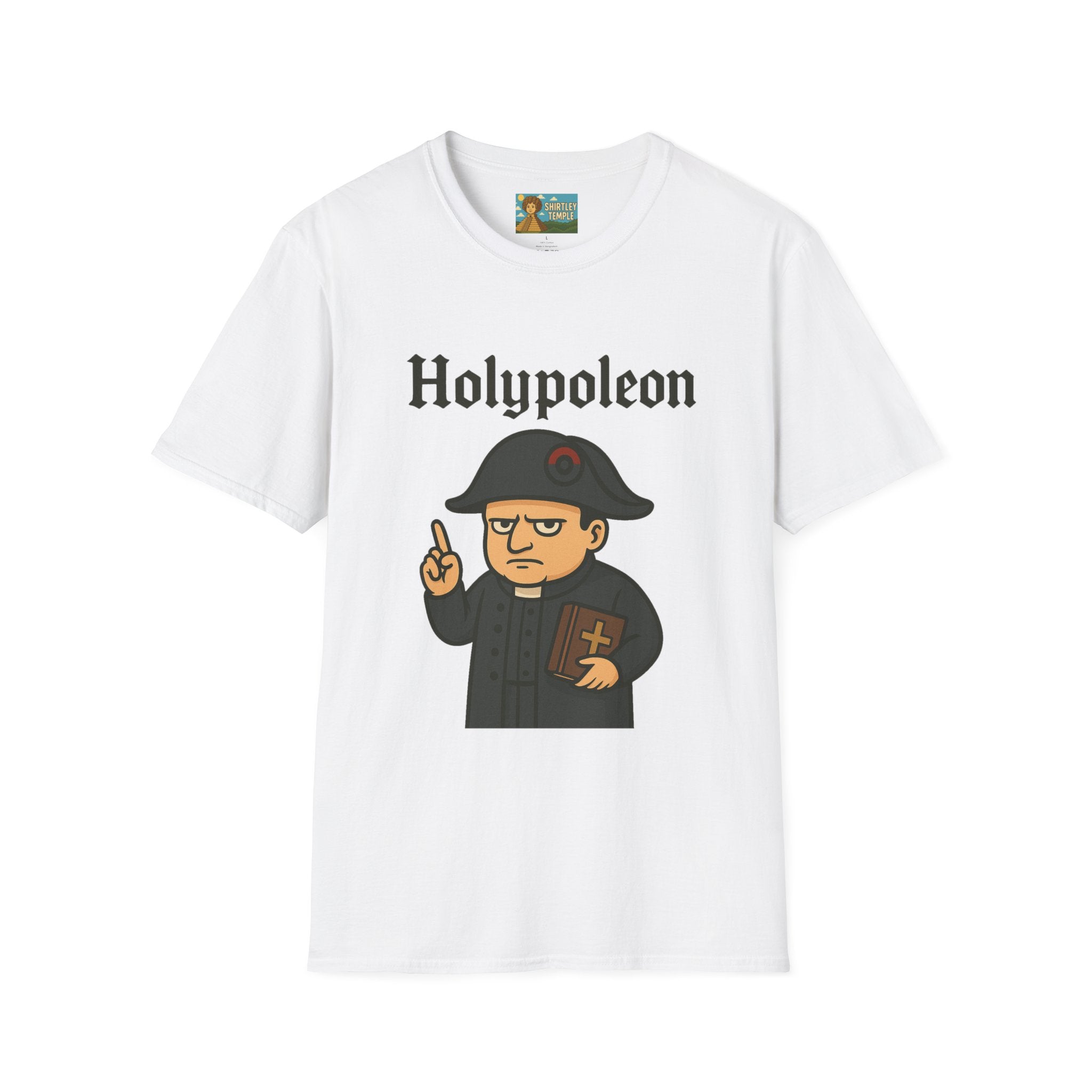 Holypoleon funny shirt mashup wordplay napoleon and a priest