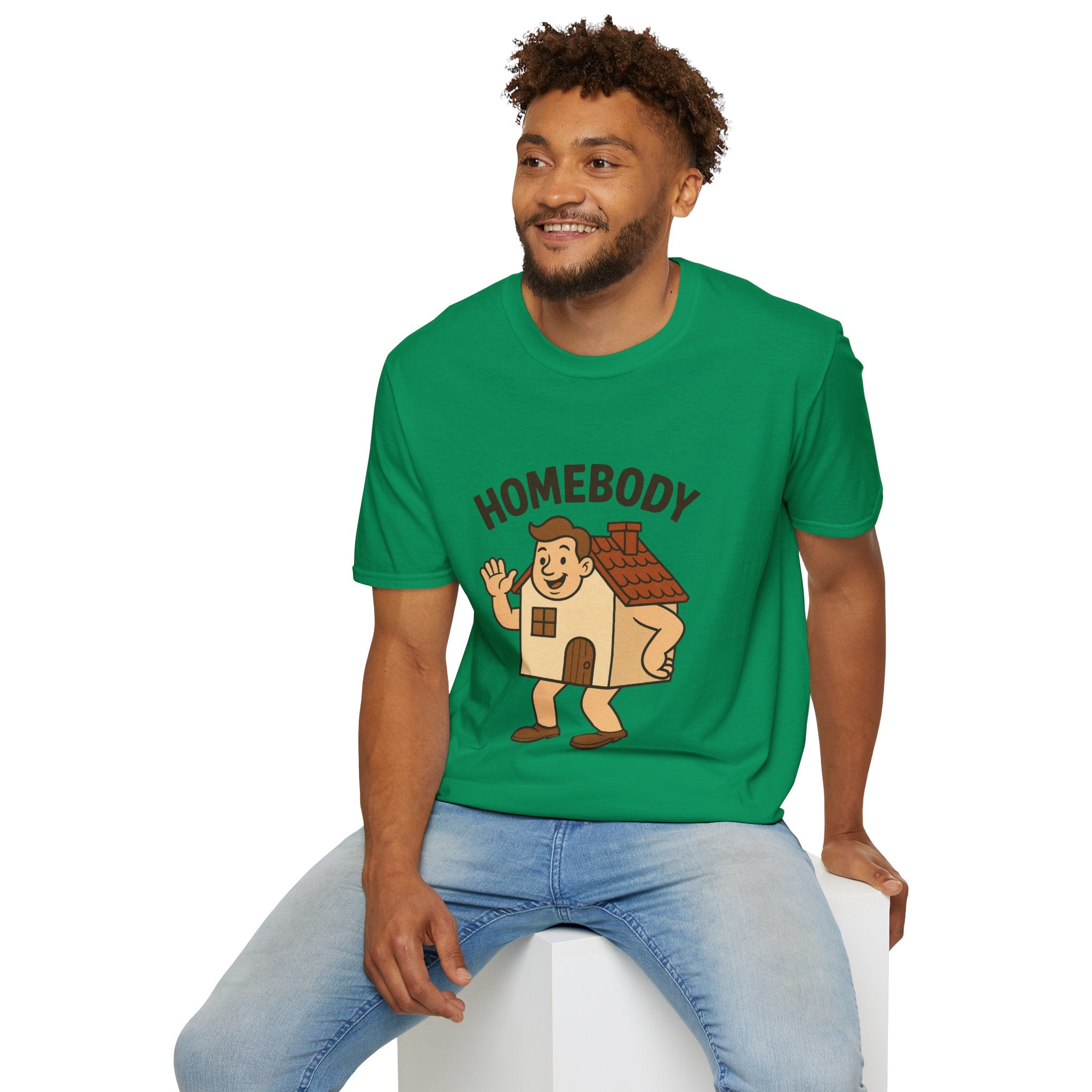 Homebody funny shirt wordplay pun literal home for a body