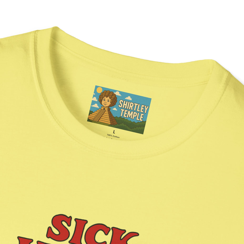 Sick Jagger funny shirt parody comedy tribute sick singer mick wordplay