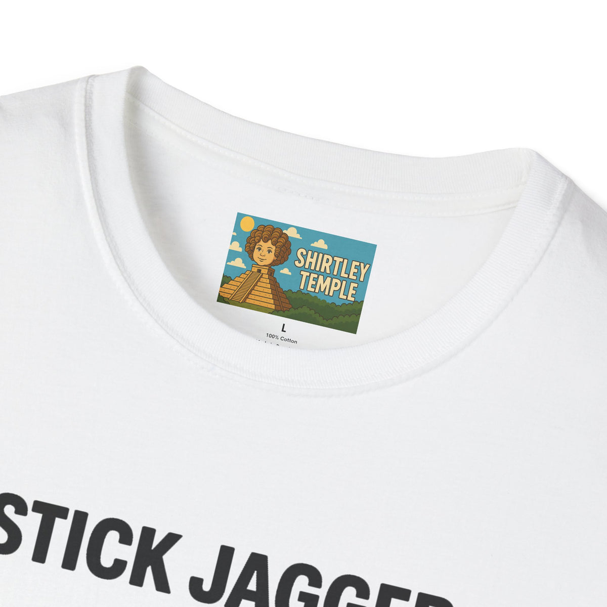 Stick Jagger Funny Shirt, Stick Figure Parody Wordplay T-Shirt, Pun Mashup Tee, Humorous Graphic Top, Sarcastic Slogan Clothing