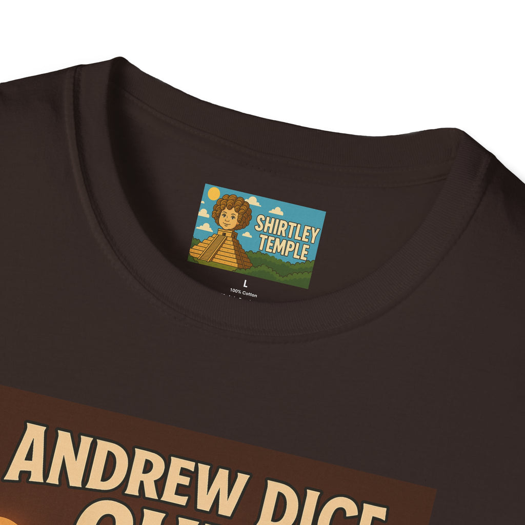 Andrew Dice Cube funny mashup Comedian T-Shirt, Humorous Wordplay Tee, Unisex Softstyle Top
