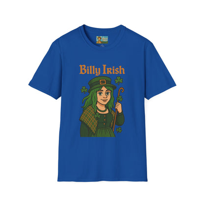 Billy Irish funny shirt parody apparel comedy tribute Billy Eilish as an irish person St. Patty's day