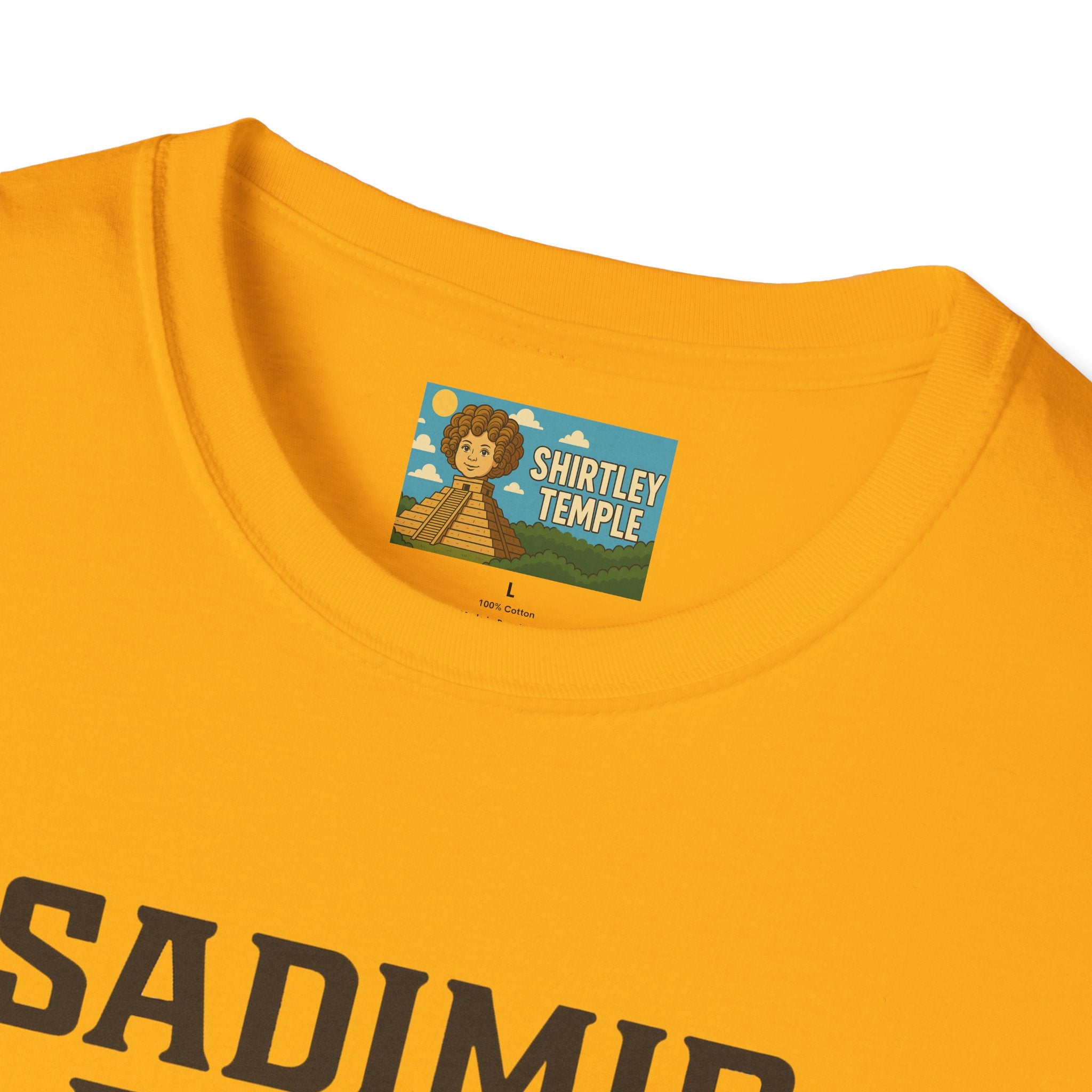 Sadimir Putin Funny T-Shirt, Vladimir Putin Parody Tee, Sad Person Comedy Shirt, Wordplay Humor Top