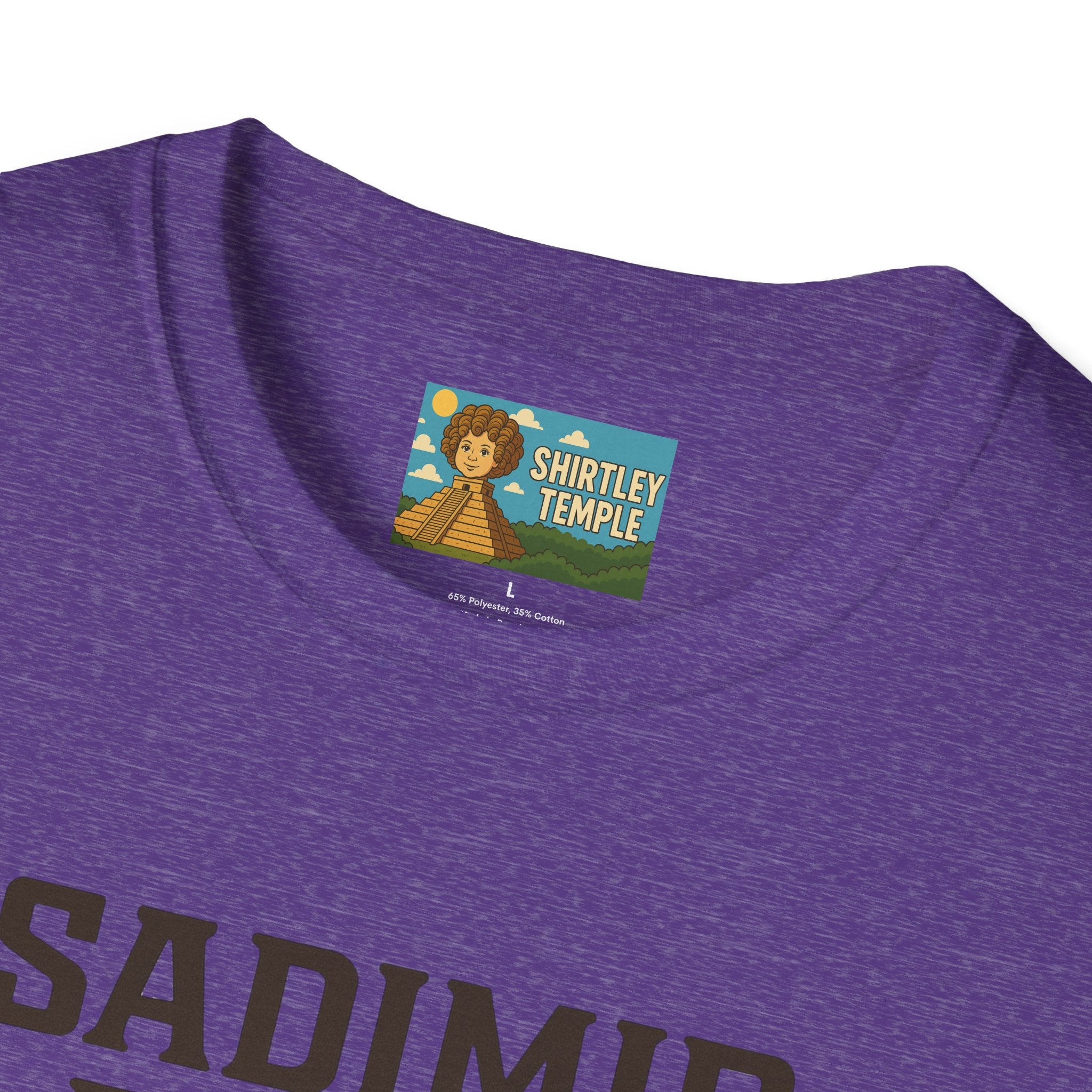 Sadimir Putin Funny T-Shirt, Vladimir Putin Parody Tee, Sad Person Comedy Shirt, Wordplay Humor Top