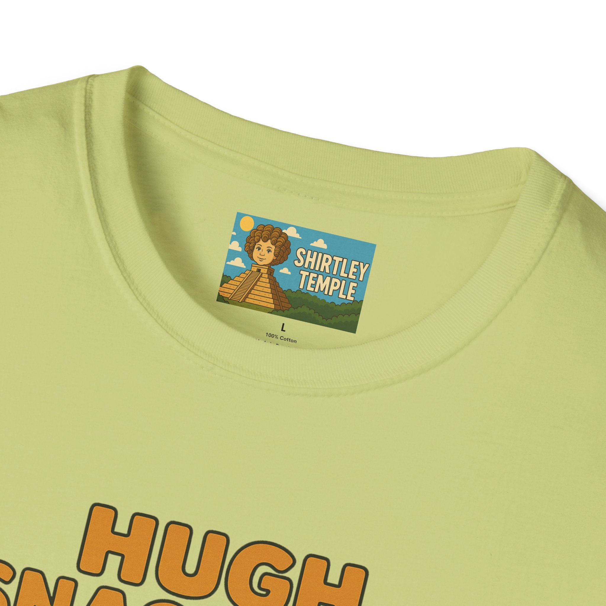 Hugh Snackman Funny Shirt, Hugh Jackman Parody Tee, Comedy Tribute Apparel, Unisex Softstyle T-Shirt