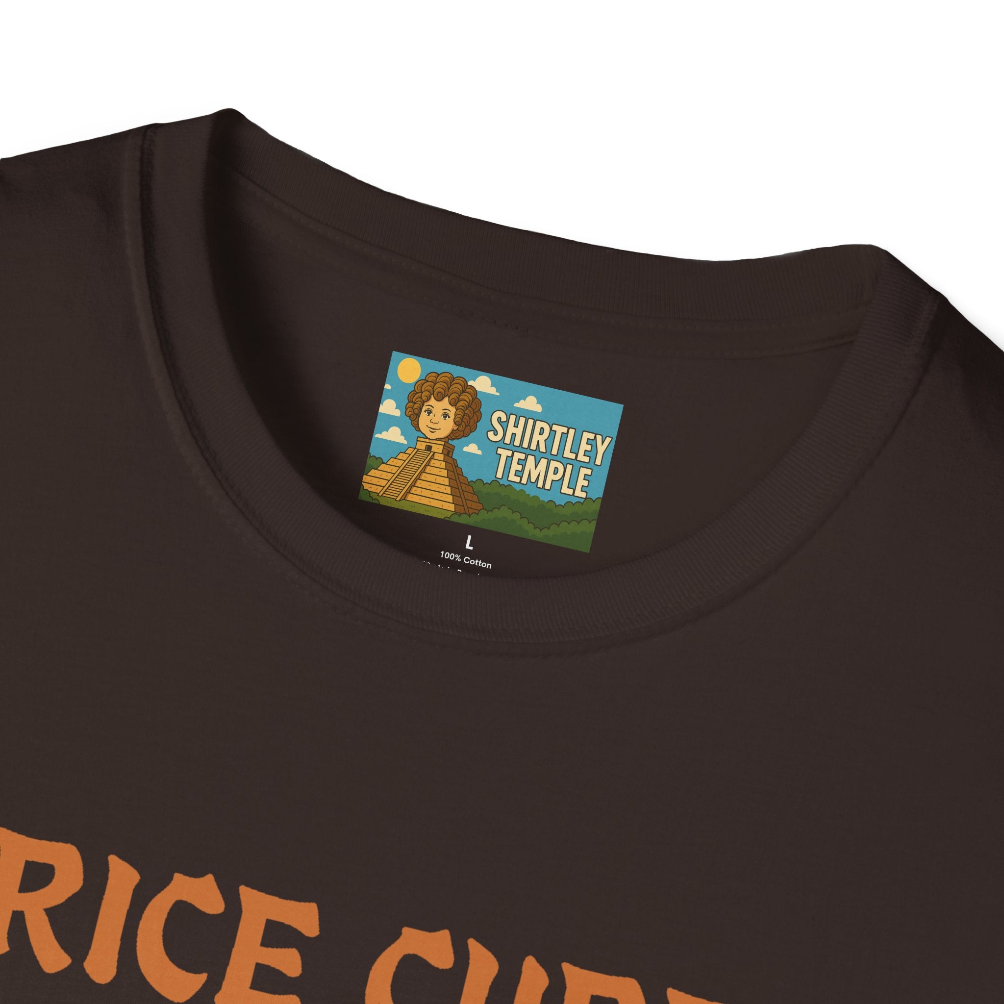 Rice Cube Funny T-Shirt, Ice Cube Asian Parody Shirt, Wordplay Tee, Hip-Hop Music Fan Gift, Unisex Softstyle Top