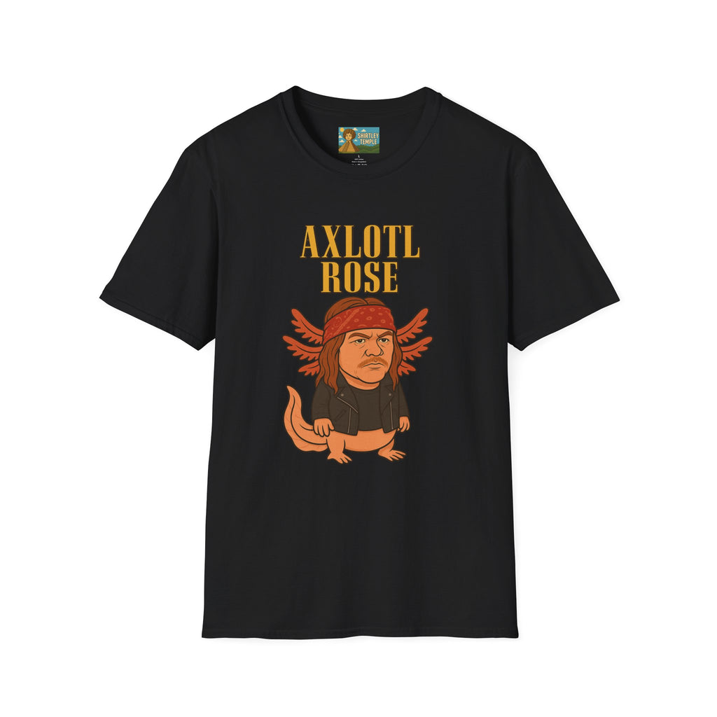 Axlotl Rose funny mashup of Axle Rose and an axolotl. guns 'n' roses biology nerd gift