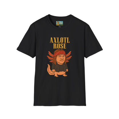 Axlotl Rose funny mashup of Axle Rose and an axolotl. guns 'n' roses biology nerd gift