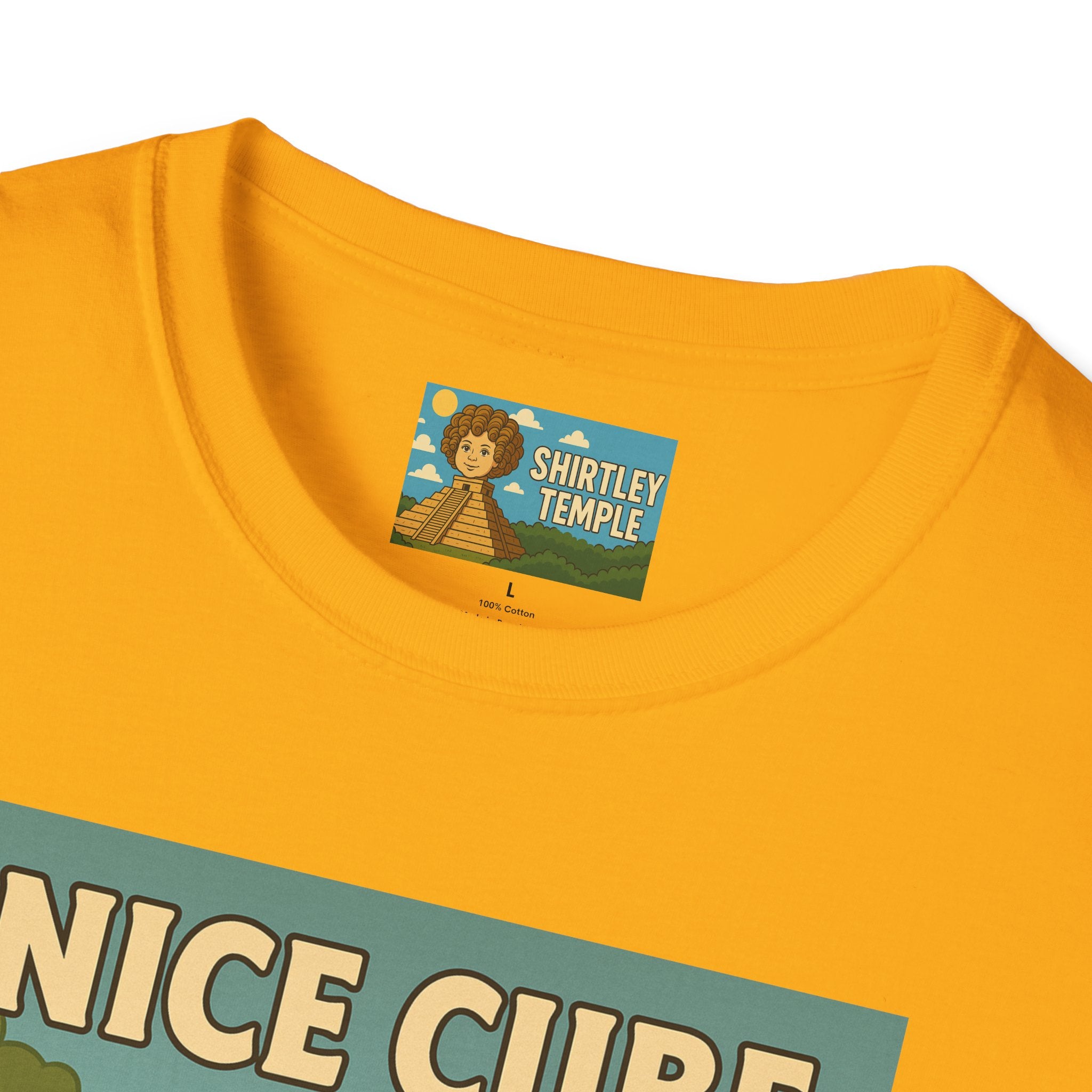 Nice Cube Funny Parody T-Shirt, Ice Cube Tribute Tee, Humorous Wordplay Top, Cool Gift for Hip Hop Fans, Softstyle Shirt