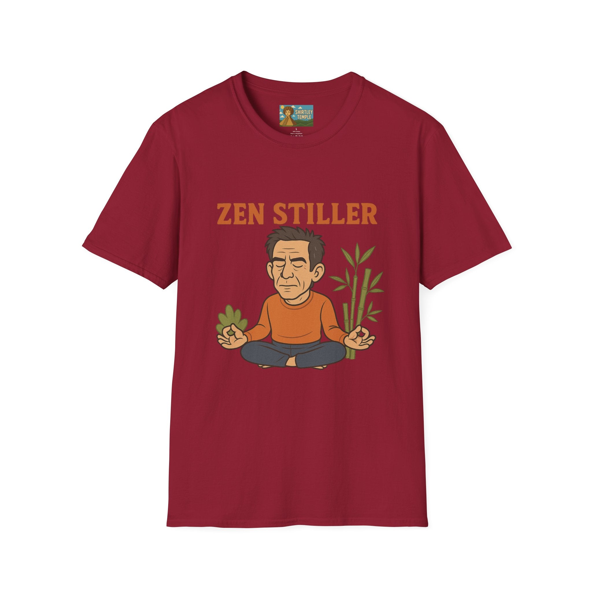 Zen Stiller Softstyle T-Shirt, Ben Tribute Actor Wordplay Tee, Laugh Gift Idea