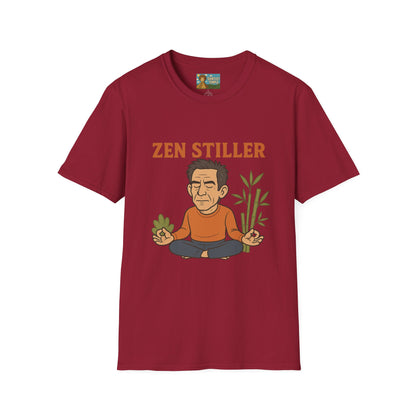 Zen Stiller Softstyle T-Shirt, Ben Tribute Actor Wordplay Tee, Laugh Gift Idea
