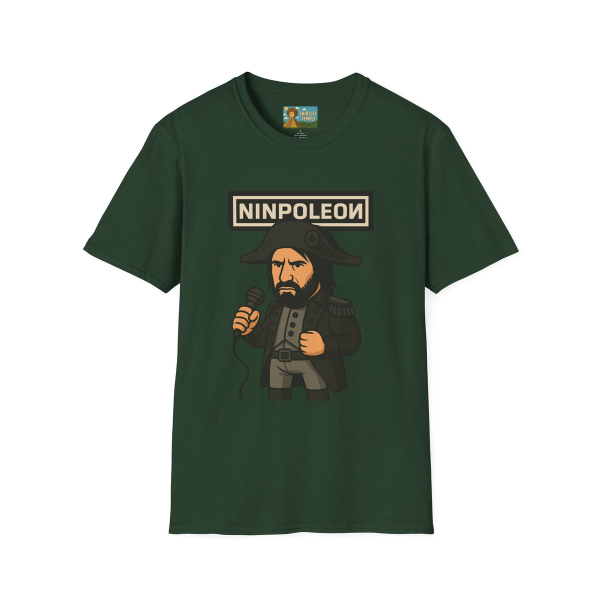 Ninpoleon Funny T-Shirt, Unisex Tee, Napoleon & Trent Reznor Parody Shirt, Nine Inch Nails Mashup Top