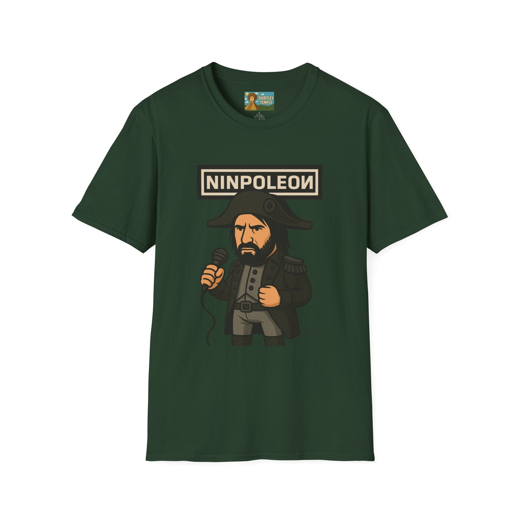 Ninpoleon Funny T-Shirt, Unisex Tee, Napoleon & Trent Reznor Parody Shirt, Nine Inch Nails Mashup Top