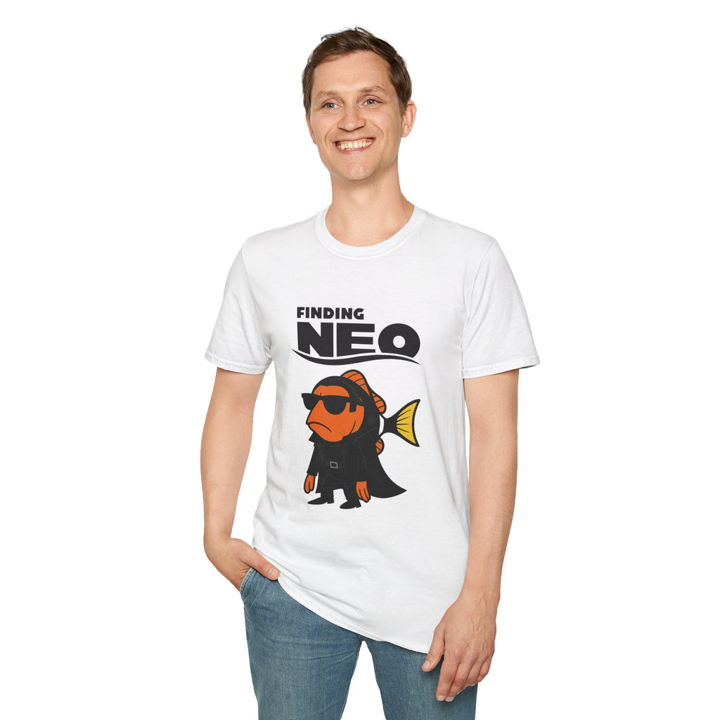 Finding Neo funny mashup shirt matrix and finding nemo