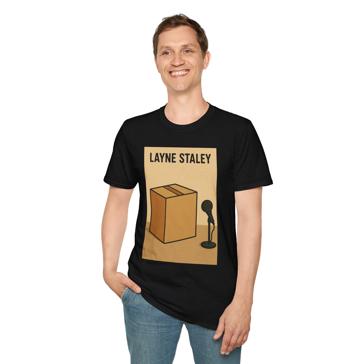 Layne Staley Man in the Box Unisex Softstyle T-Shirt - Alice in Chains Inspired Tee, Music Fan Gift, Grunge Rock Band Top, Funny