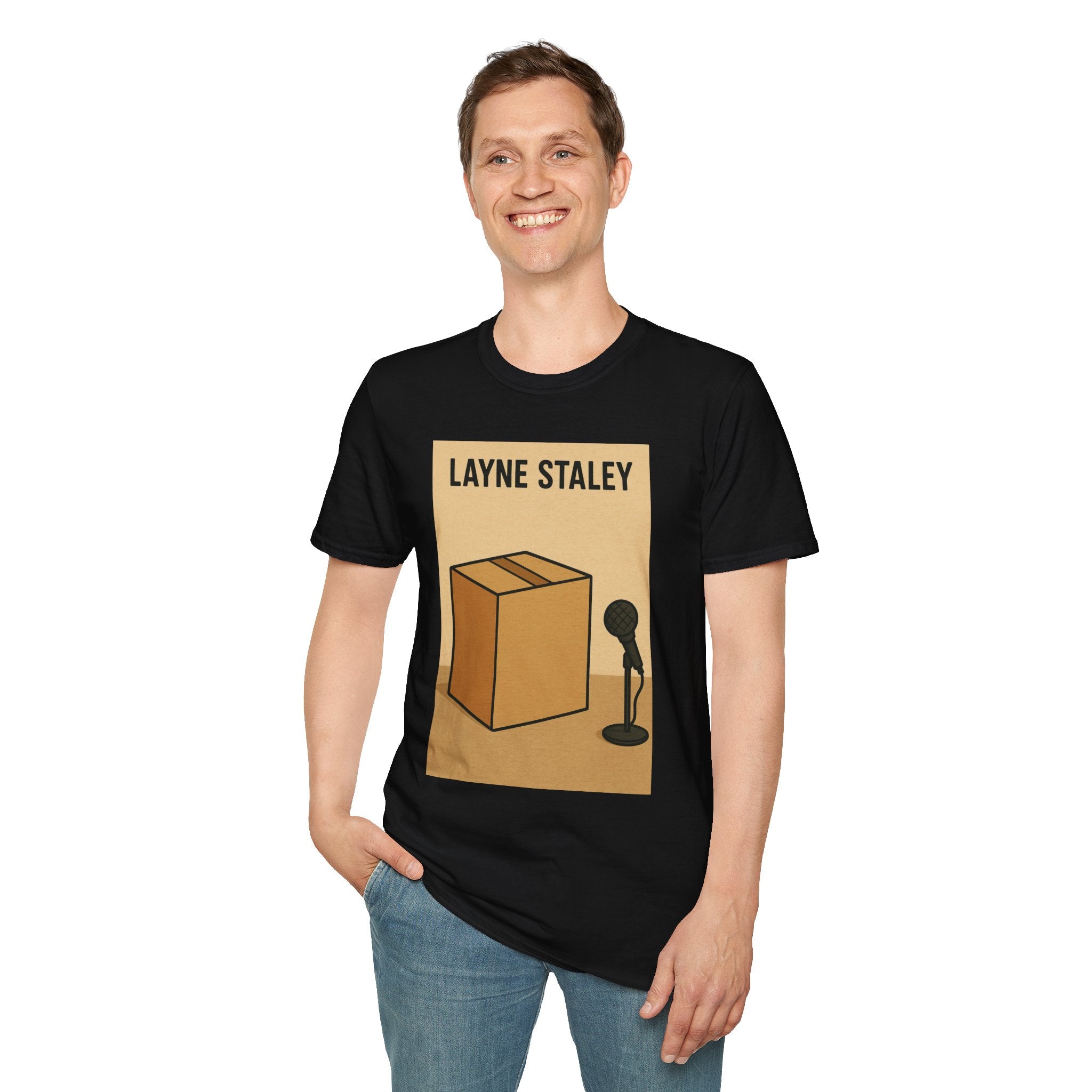 Layne Staley Man in the Box Unisex Softstyle T-Shirt - Alice in Chains Inspired Tee, Music Fan Gift, Grunge Rock Band Top, Funny