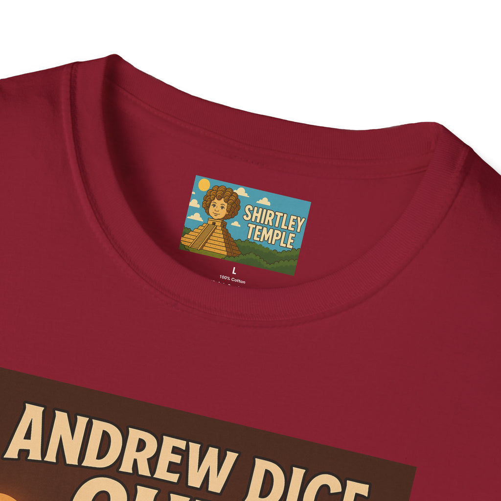 Andrew Dice Cube funny mashup Comedian T-Shirt, Humorous Wordplay Tee, Unisex Softstyle Top