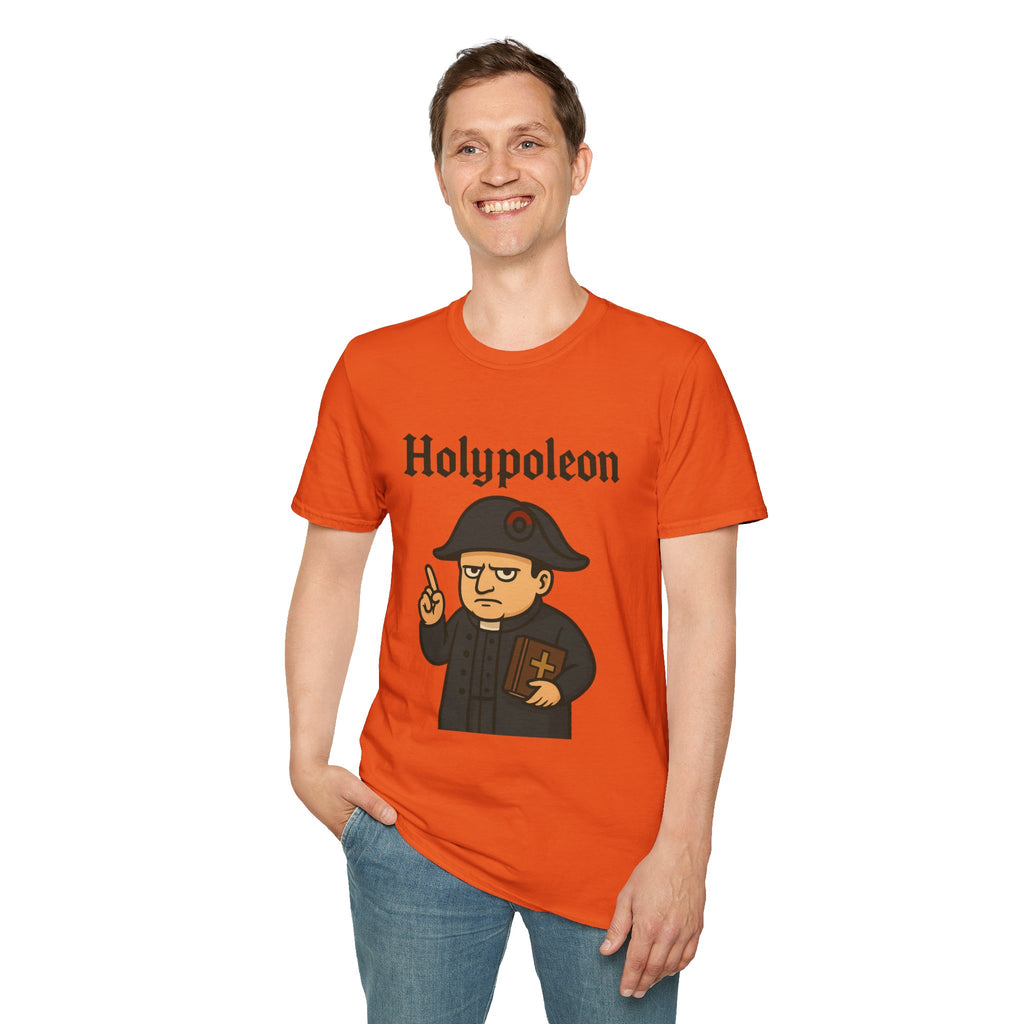 Holypoleon funny shirt mashup wordplay napoleon and a priest