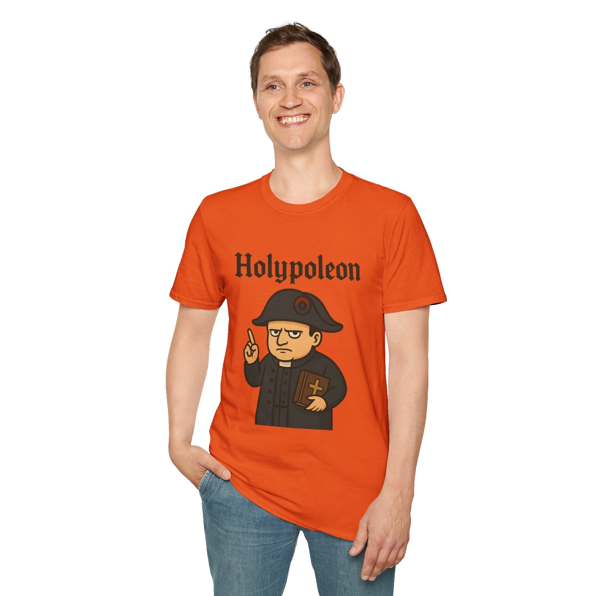 Holypoleon funny shirt mashup wordplay napoleon and a priest