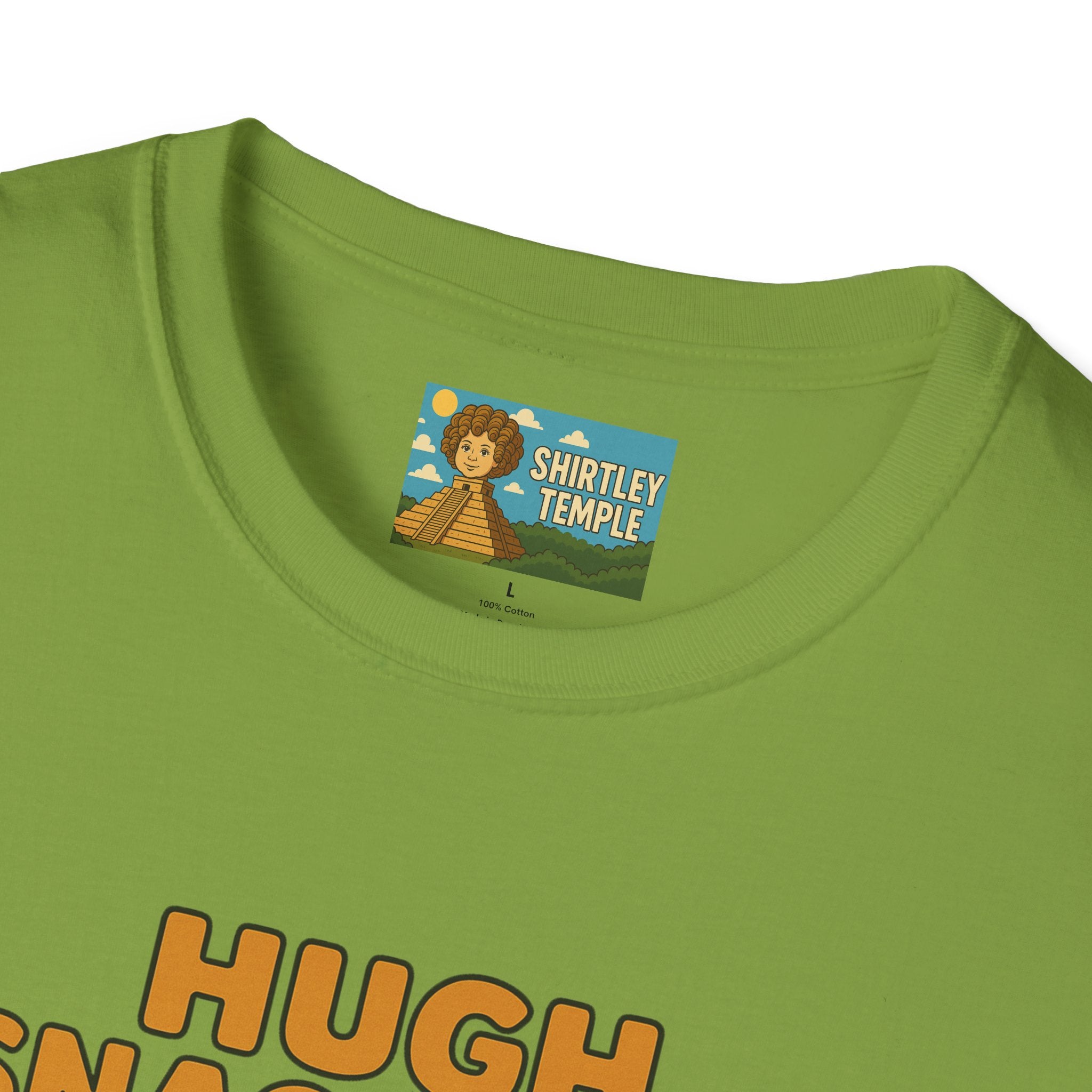 Hugh Snackman Funny Shirt, Hugh Jackman Parody Tee, Comedy Tribute Apparel, Unisex Softstyle T-Shirt