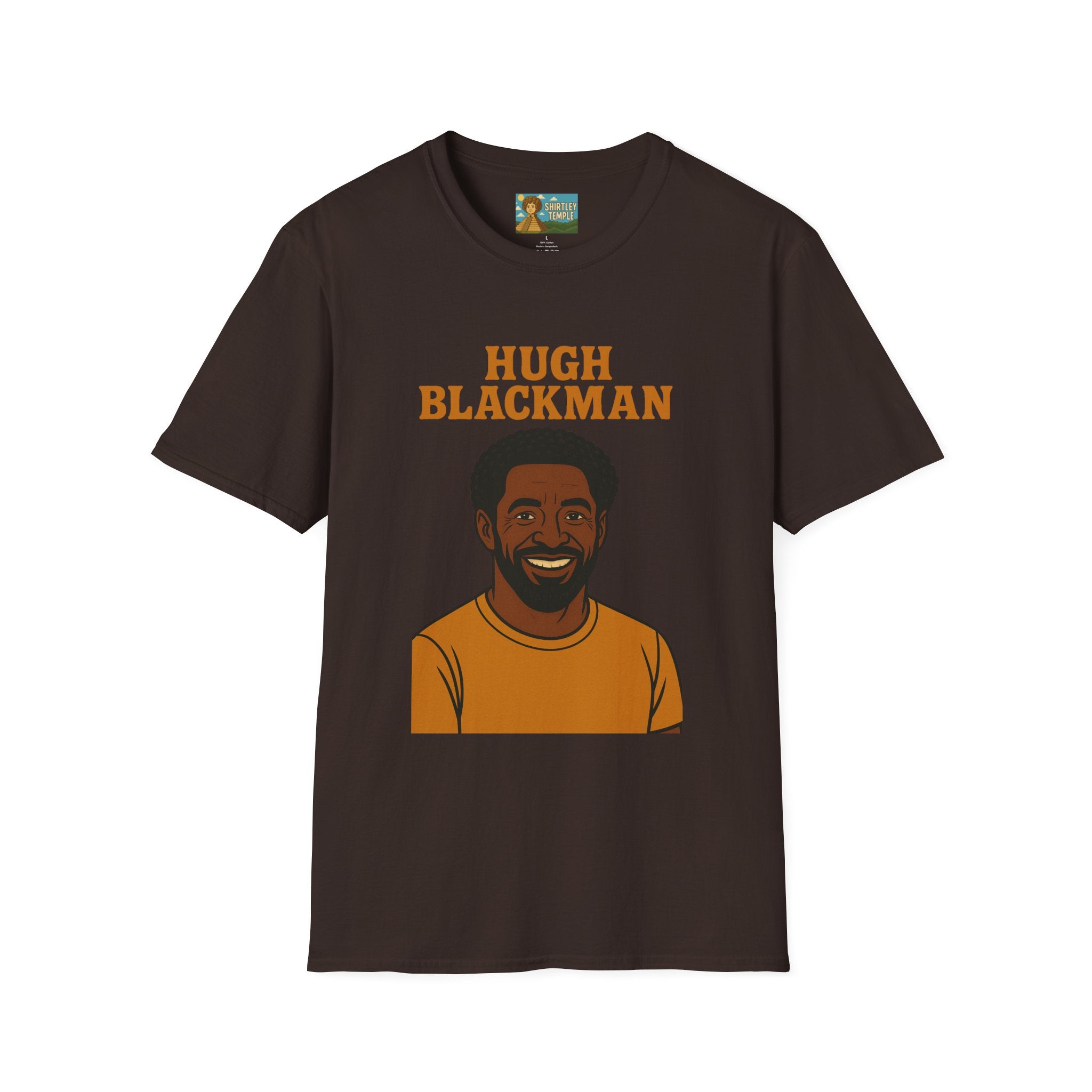Hugh Blackman Parody T-Shirt, Funny Hugh Jackman Darker Person Tee, Comedy Tribute Apparel, Softstyle Unisex Shirt, Gift for Fans