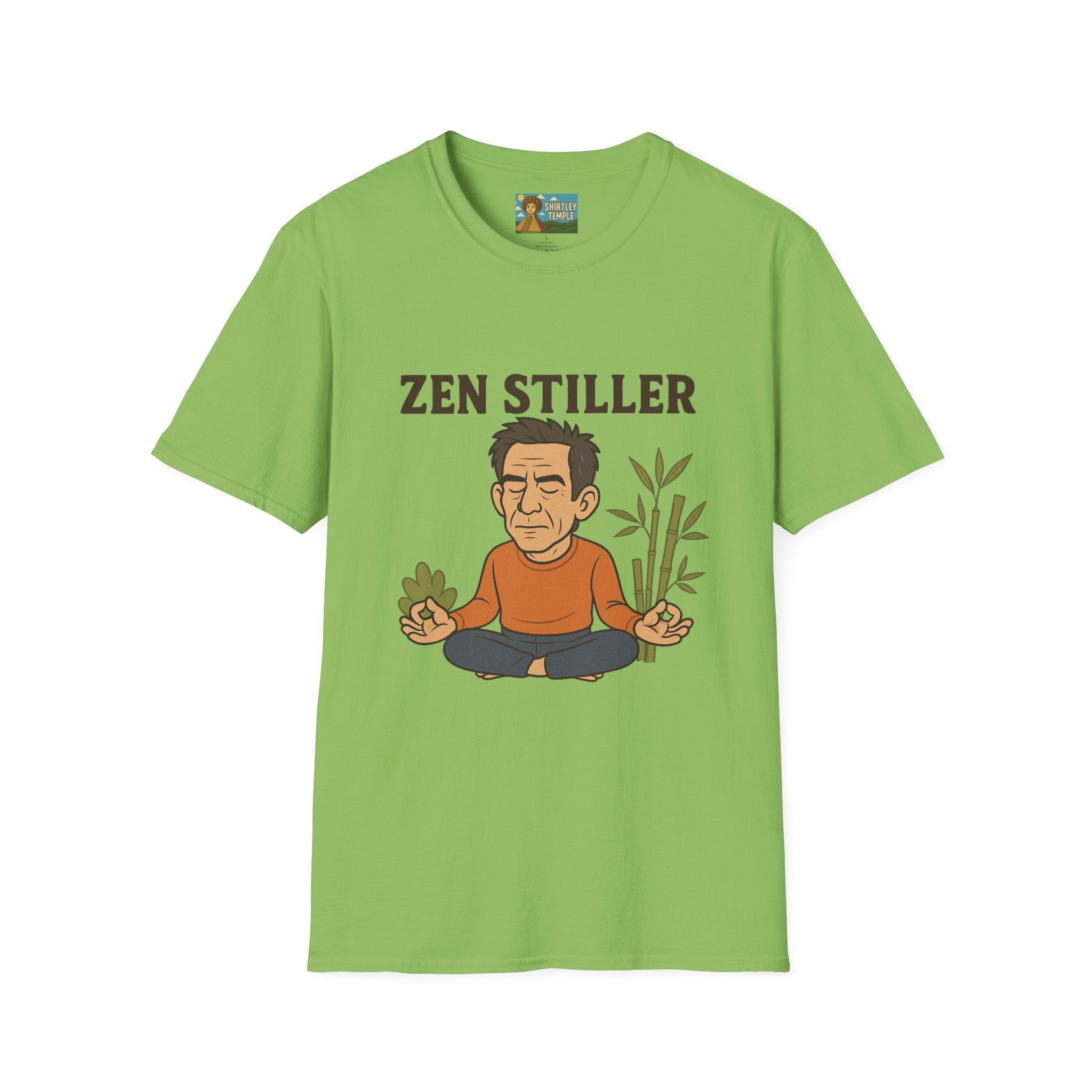 Zen Stiller Softstyle T-Shirt, Ben Tribute Actor Wordplay Tee, Laugh Gift Idea