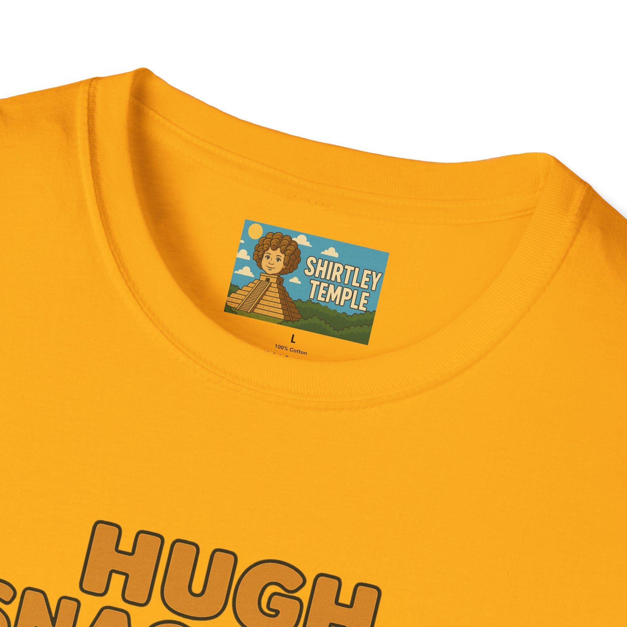 Hugh Snackman Funny Shirt, Hugh Jackman Parody Tee, Comedy Tribute Apparel, Unisex Softstyle T-Shirt