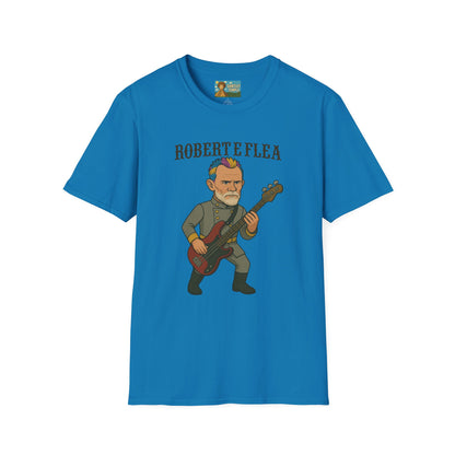 Robert E Flea Funny Unisex T-Shirt, Mashup Parody Comedy Tee, Robert E Lee and Flea Shirt, Humorous Graphic Tee, Gift for Comedy Lovers