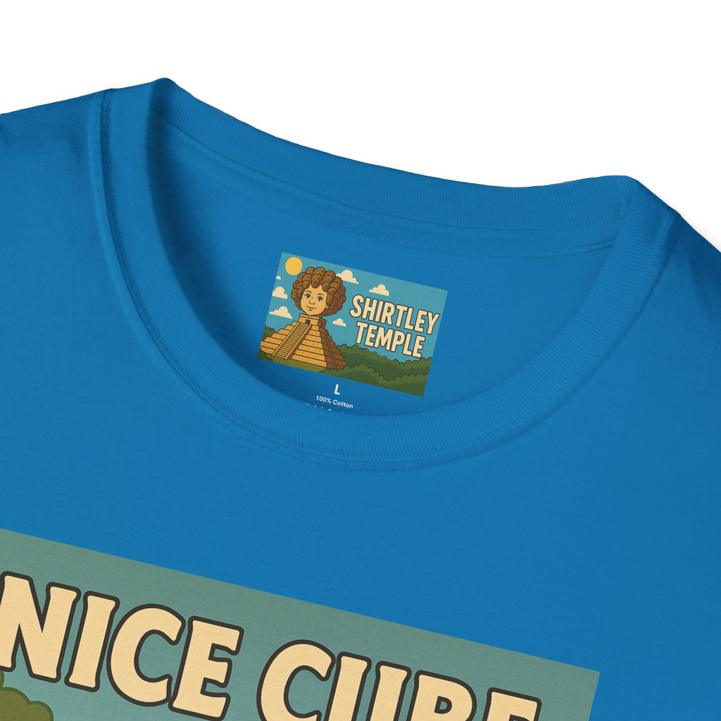 Nice Cube Funny Parody T-Shirt, Ice Cube Tribute Tee, Humorous Wordplay Top, Cool Gift for Hip Hop Fans, Softstyle Shirt