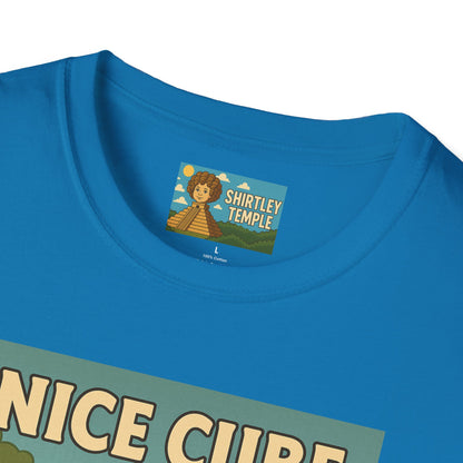 Nice Cube Funny Parody T-Shirt, Ice Cube Tribute Tee, Humorous Wordplay Top, Cool Gift for Hip Hop Fans, Softstyle Shirt