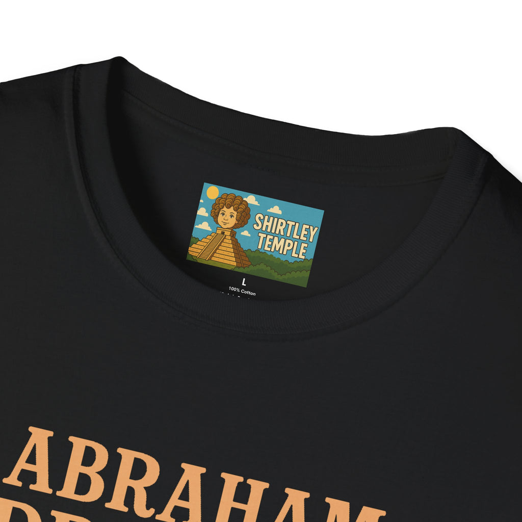 Abraham Drinkin' Party Shirt, St. Patrick's Day Tee, Unisex Tshirt, Funny Wordplay Graphic Tee, Gift for History Buffs