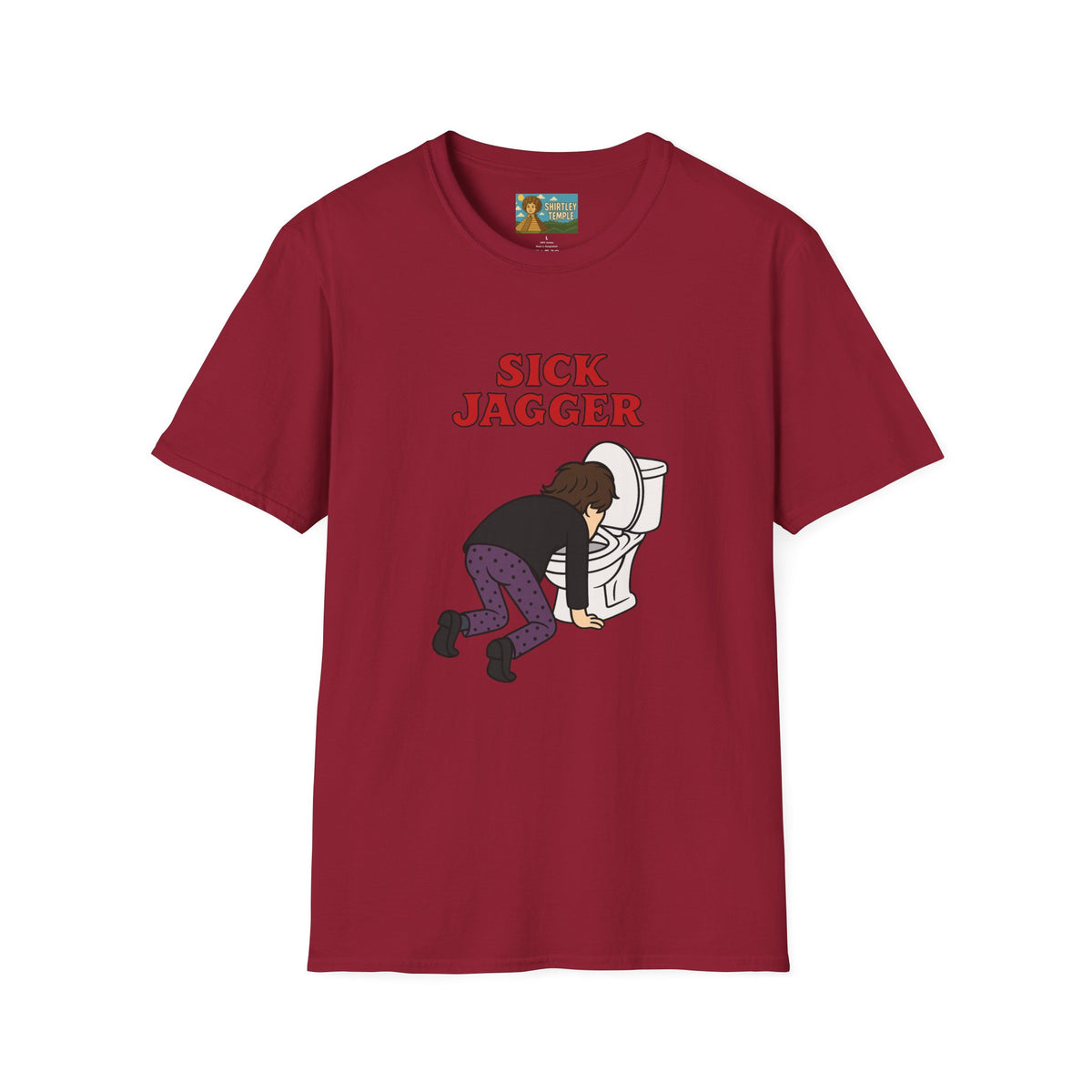 Sick Jagger funny shirt parody comedy tribute sick singer mick wordplay