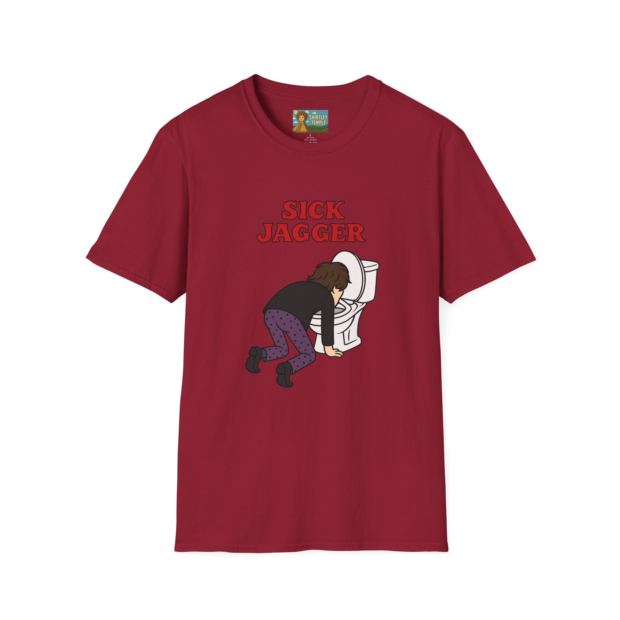 Sick Jagger funny shirt parody comedy tribute sick singer mick wordplay