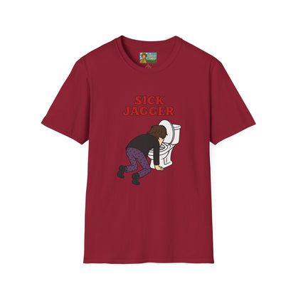 Sick Jagger funny shirt parody comedy tribute sick singer mick wordplay