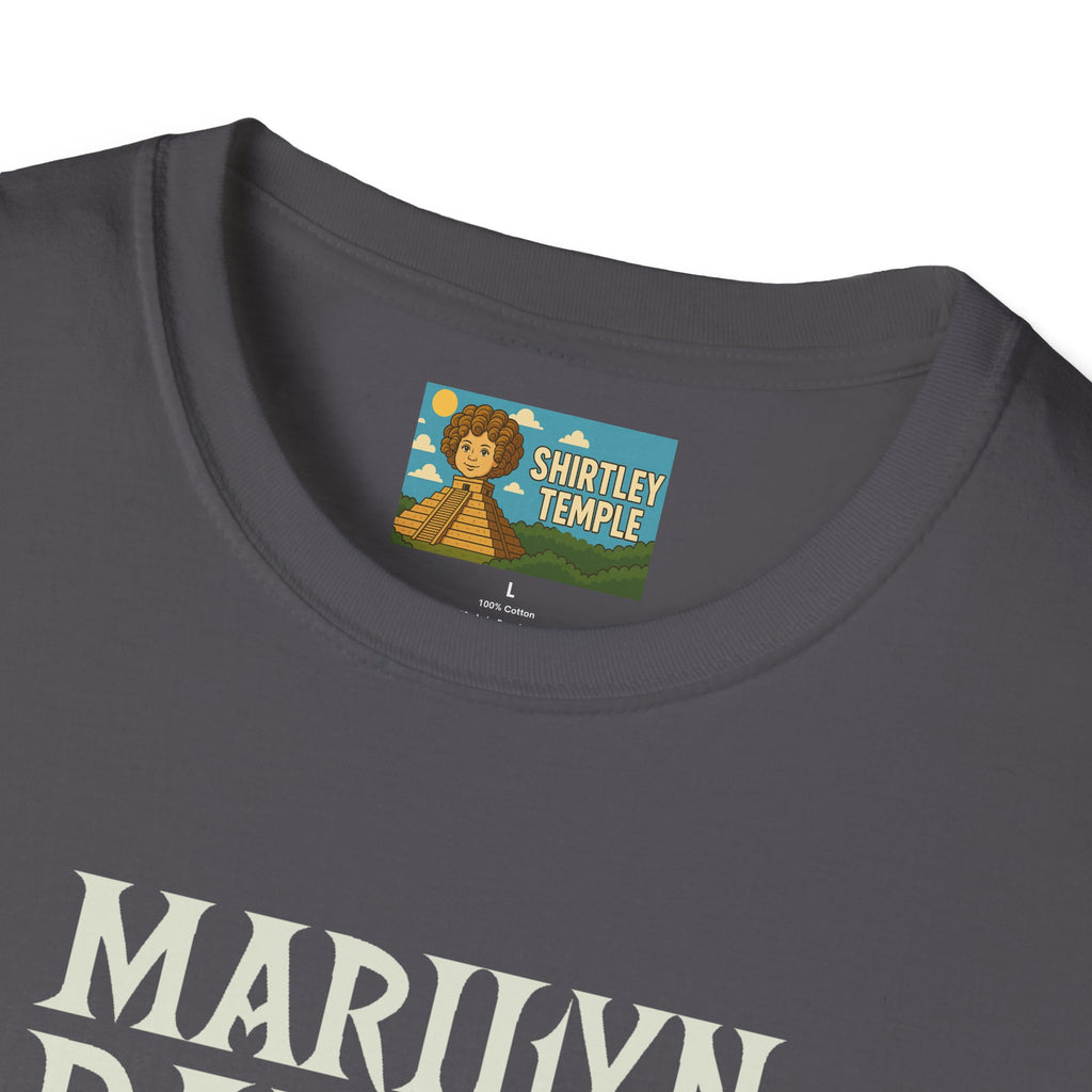 Marilyn Danson Funny Shirt, Mashup Tribute Tee, Parody Comedy Gift, Unisex Softstyle T-Shirt, Marilyn Manson Ted Danson