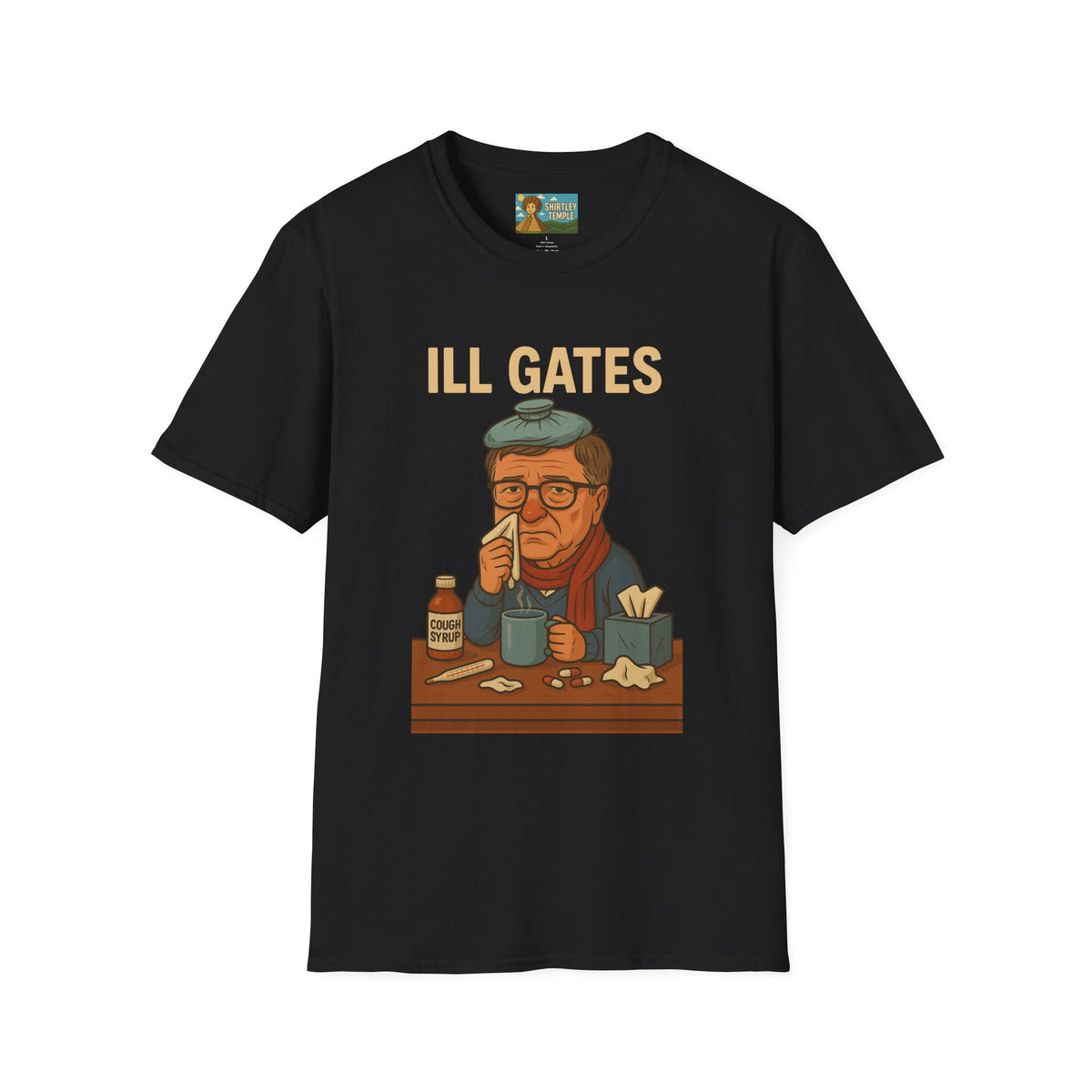 Ill Gates Funny T-Shirt, Bill Gates Parody Tee, Comedy Apparel, Unisex Softstyle Shirt