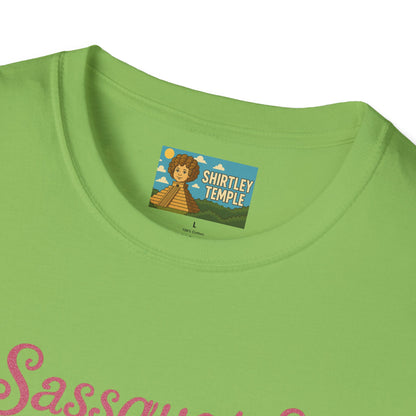 Sassquatch Unisex T-Shirt, Funny Sasquatch Shirt with Sassy Flair, Comedy Parody Tee, Wordplay Design, Bigfoot Graphic Shirt