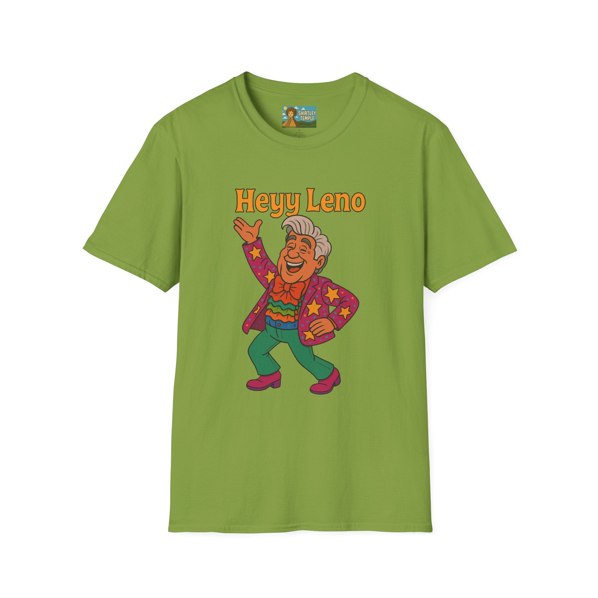 Heyy Leno funny shirt Jay leno parody tribute with extra flair