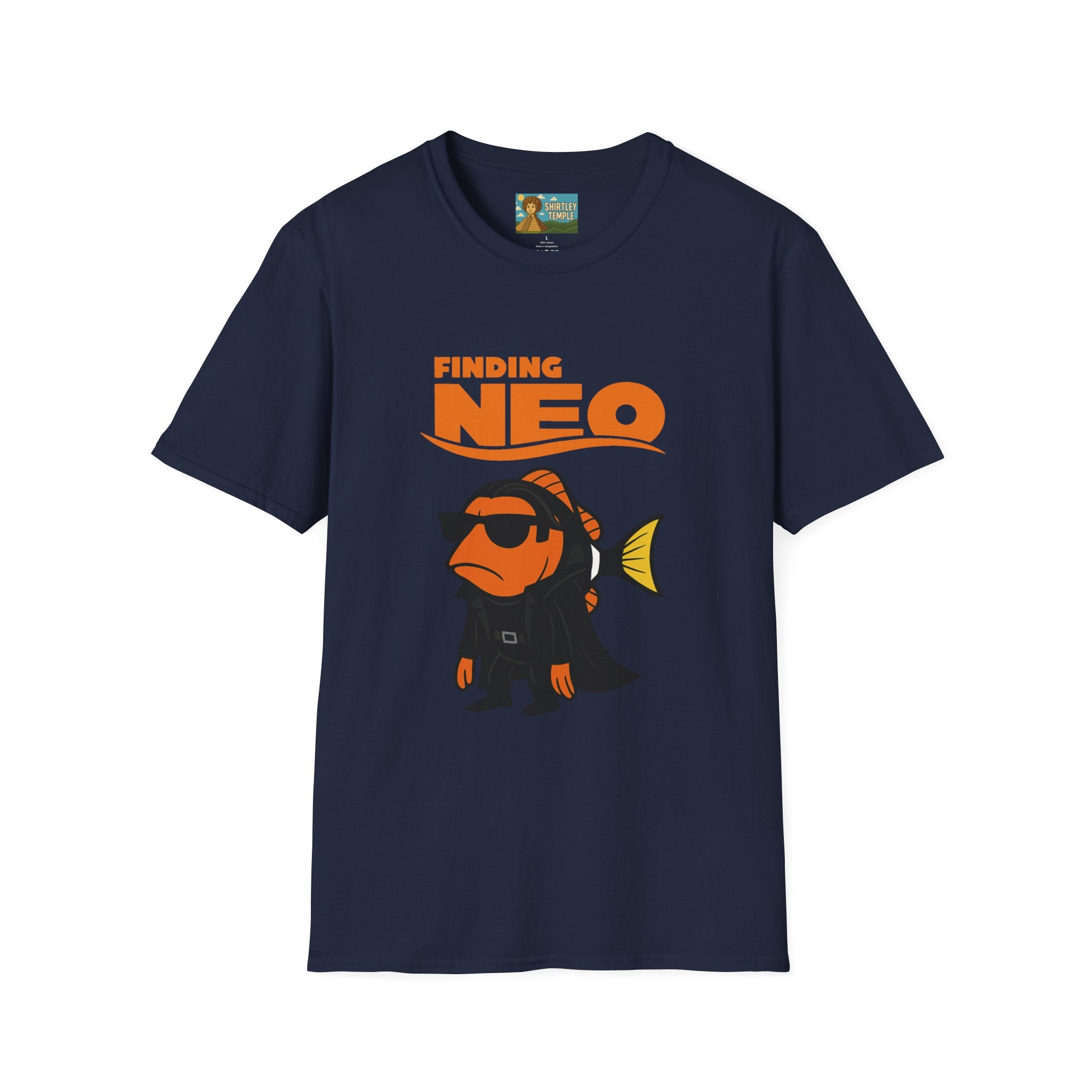 Finding Neo funny mashup shirt matrix and finding nemo